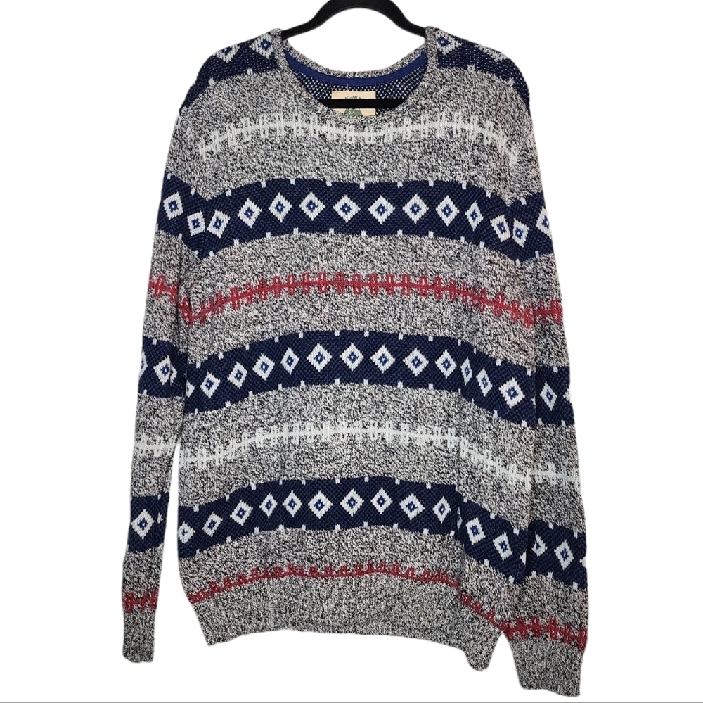 O'Hanlon Mills wool-blend knit sweater.  XL